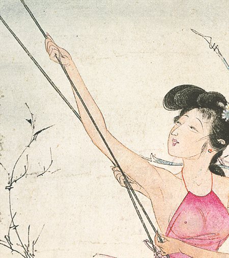 夷陵-胡也佛的仕女画和最知名的金瓶梅秘戏图